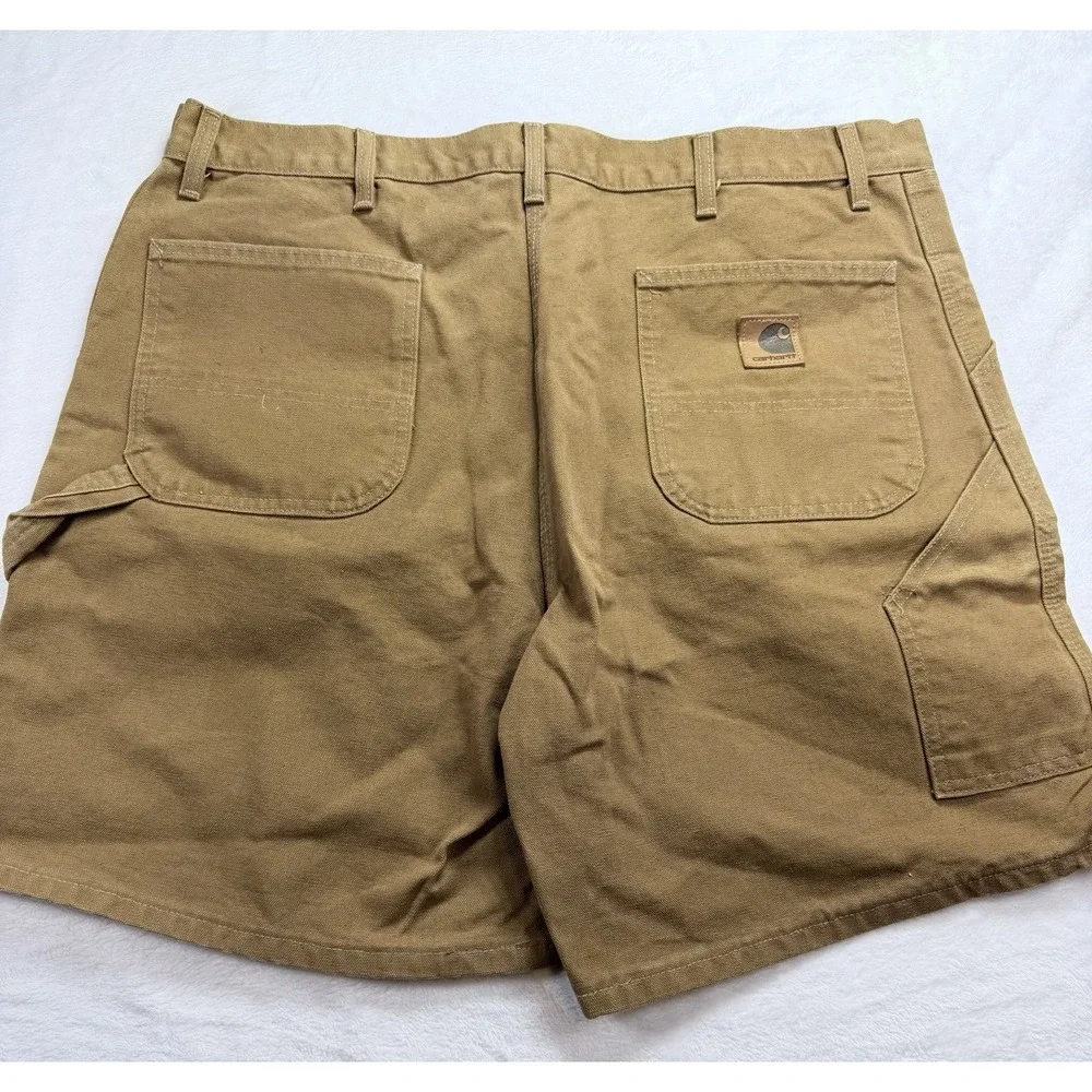 VTG 1999 Carhartt B25 BRN Shorts Made in USA Deadstock NOS Carpenter Canvas 42